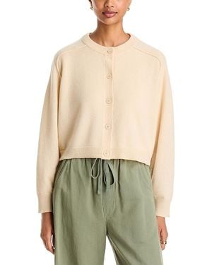 Majestic Filatures Cashmere Crewneck Cardigan - Green