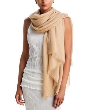 Vince Lightweight Cashmere Scarf - Natural