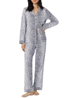Bedhead Long Sleeve Classic Stretch Jersey Pajama Set - Blue