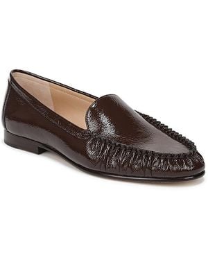 Veronica Beard Prilla Leather Loafers - Brown