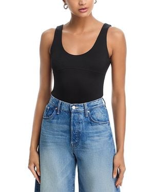 Aqua Power Rib Jersey Bodysuit - Blue