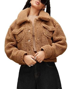 UGG Frankie Short Trucker Jacket - Brown