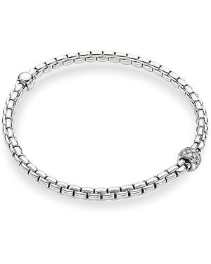 Fope 18K Eka Diamond Flex'It Bracelet - Metallic
