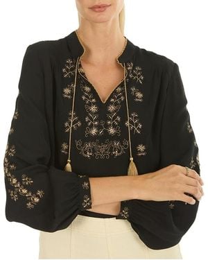 SECRET MISSION Serah Blouse - Black