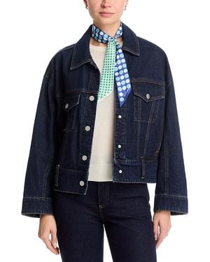 Echo Spot & Dot Silk Ribbon Scarf - Blue