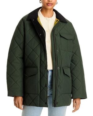 Canada Goose Terra Diamond Quilted Coat - Green