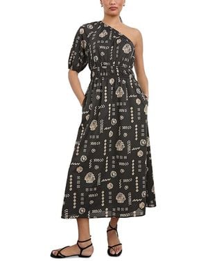 Rails Rome One Shoulder Dress - Black