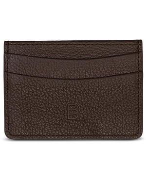 BY BANOO Core Collection Small Leather Card Holder - Brown