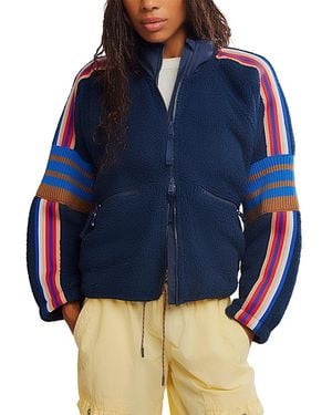 Free People Mountain High Sporty Jacket - Blue