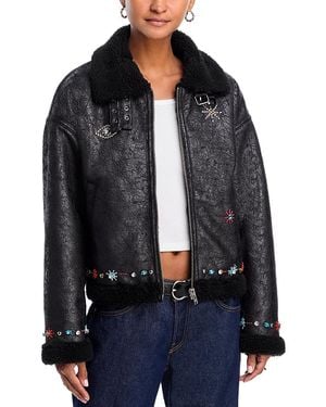 Mother The Strappy Brrly Jacket - Black