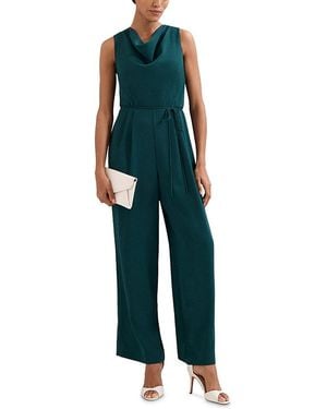 Phase Eight Monique Cowl Neck Jumpsuit - Blue