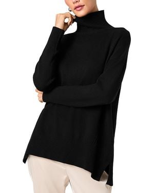 French Connection Babysoft Oversized Turtleneck Sweater - Black