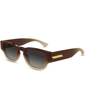 Bottega Veneta Round Sunglasses, 51Mm - Brown