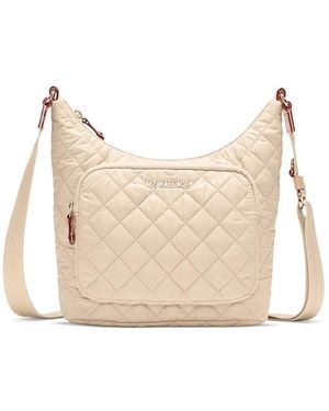 MZ Wallace Metro Sloane Quilted Crossbody - Natural