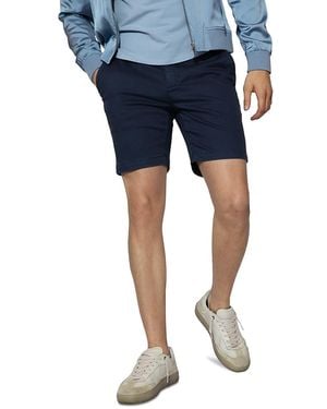 Monfrere Cruise Blanc Slim Fit Shorts - Blue