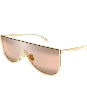 Alaïa Mask Sunglasses, 99Mm - Natural