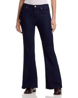 FRAME The Icon High Rise Flare Jeans - Blue
