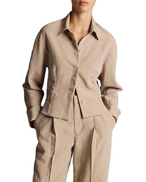 Vince Blouson Back Shirt Jacket - Natural