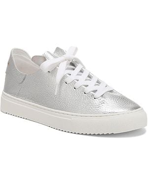 Sam Edelman Poppy Lace Up Low Top Sneakers - White