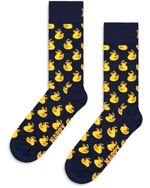 Happy Socks Rubber Duck Socks - Blue