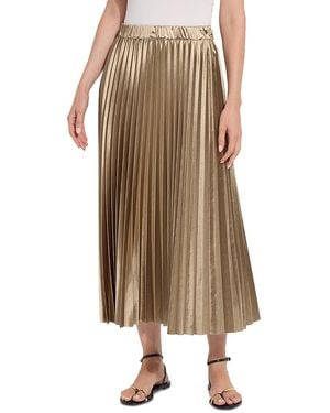 Lyssé Nina Pleated Midi Skirt - Natural
