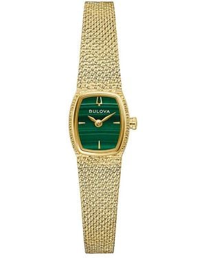 Bulova Classic Goddess Of Time Watch, 21.5Mm X 17Mmm - Green