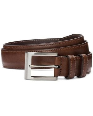 Allen Edmonds Wide Basic Leather Dress Belt - Brown