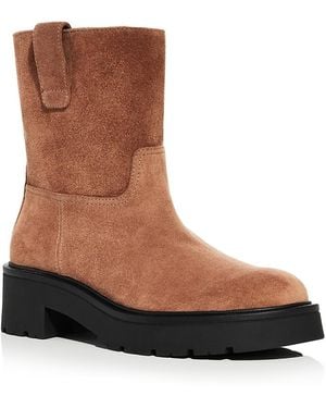 Stuart Weitzman Ren Suede Ankle Boots - Brown