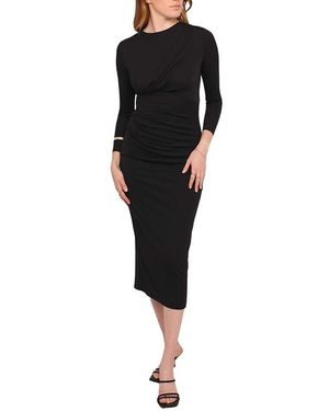 Petal & Pup Rogan Long Sleeve Maxi Dress - Black