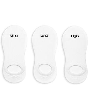 UGG Stela No Show Socks, Pack Of 3 - White