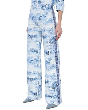 Alice + Olivia Weezy Full Length Jean - Blue
