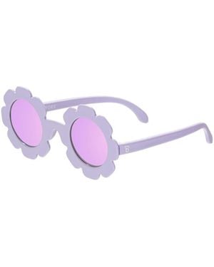 Babiators Irresistible Iris Flower Polarized Mirrored Lens Sunglasses - Purple
