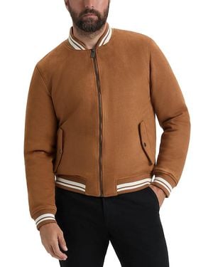 HUNTER Manstone Water Repellent Varsity-Style Jacket - Brown
