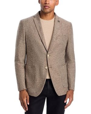 John Varvatos Varick Flannel Jersey Sportcoat - Natural