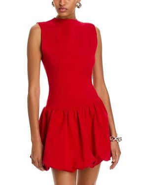 green emerald velvet dress Sparkly Floral Sequin Lace-Up A-Line Mini Dress main image 1