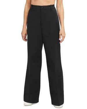 Spanx Stretch Twill Wide Leg Pants - Black