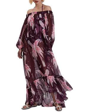 Ted Baker Montaya Bardot Maxi Cover Up - Purple