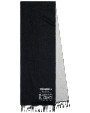 Balenciaga Garde-Robe Scarf - Black