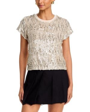 Generation Love Kai Sequinned Top - White