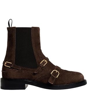 Sandro Sandra Saria Chelsea Boots - Brown
