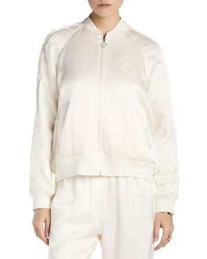 CASABLANCA Casblanca Satin Bomber - White