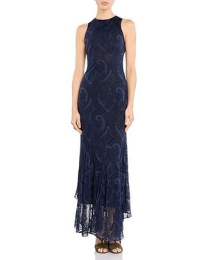 Etro Paisley Maxi Dress - Blue