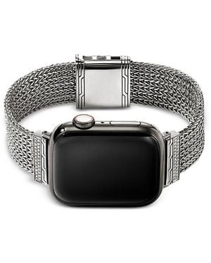 John Hardy Apple Watch Diamond Pave Sterling Bracelet, 18Mm - Gray