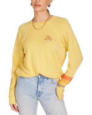 Lauren Moshi Anela Mushroom Butterfly Top - Yellow