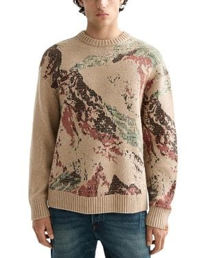 Scotch & Soda Mountain Loose Fit Sweater - Natural