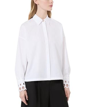 Max Mara Mststaffa Cotton Shirt - White