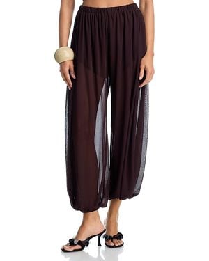 Aqua Balloon Pull On Pants - Red