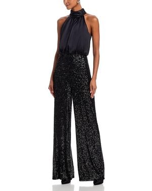 Eliza J Halter Jumpsuit - Blue