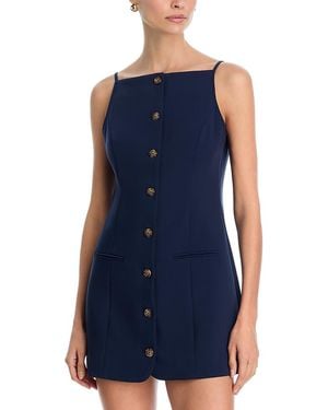 chinese dress ladies Birdie Linen Square Neck Mini Dress main image 1