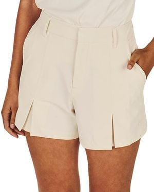 Malbon Florencia Pleated Shorts - Natural